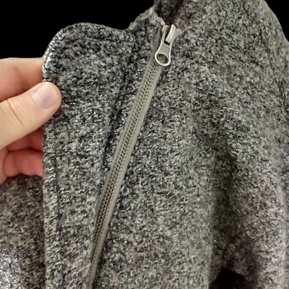 bar III Wool Blend Jacket with Faux Fur Collar Size XS - Picture 3 of 9